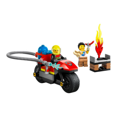 Конструктор Lego City 60410 Пожарно-спасательный мотоцикл 01